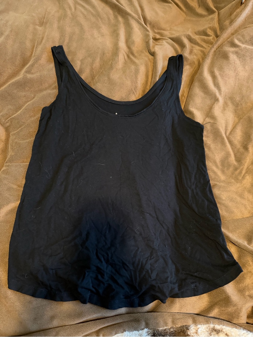 a new day Black Scoop Neck Tank Top